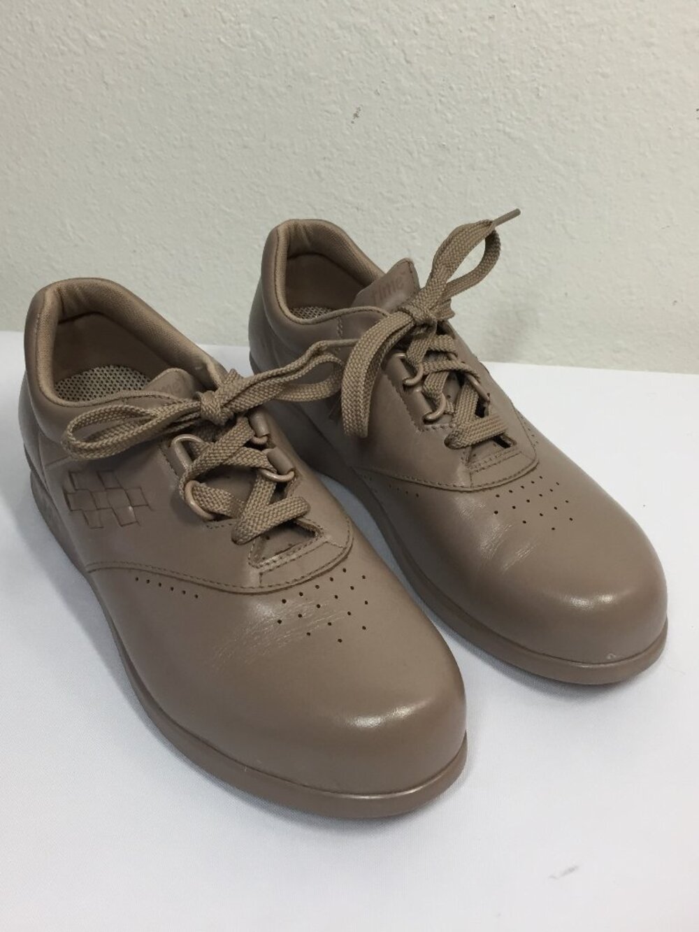 SAS Free Time Shoes Womens 7.5 M Leather Comfort Brown Mocha